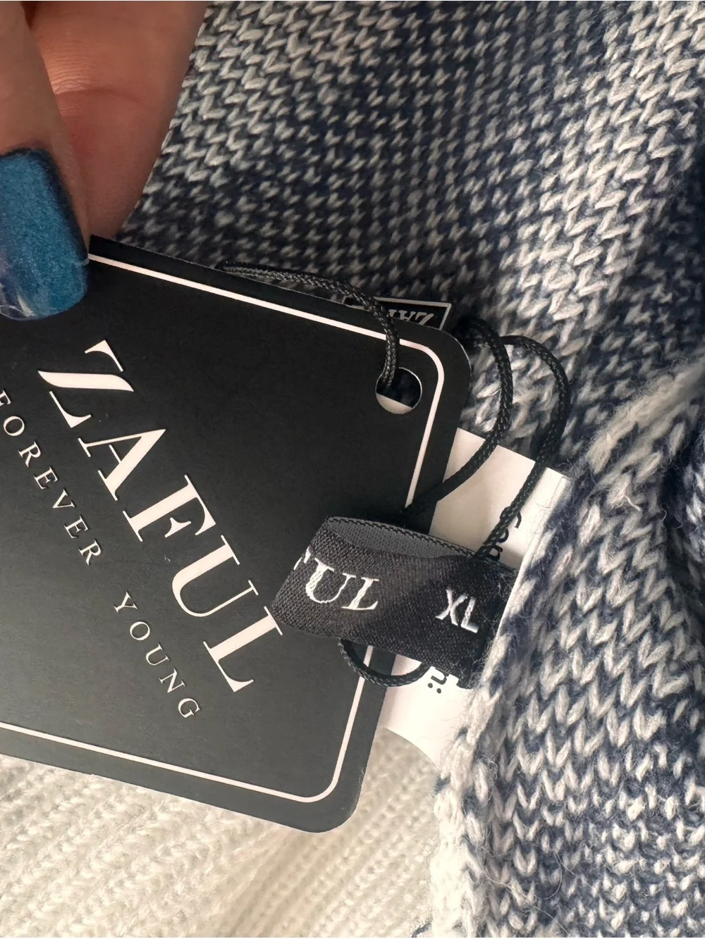 ZAFUL Men's Oversized Sweater Y2K Aesthetic Flame Crewneck